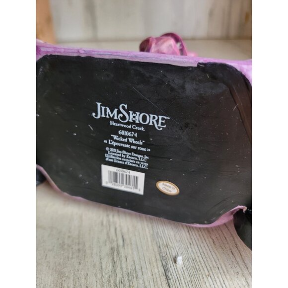 Jim shore‎ NEW 6010674 wicked Wheels witch car RARE Enesco Halloween figure - Picture 9 of 10